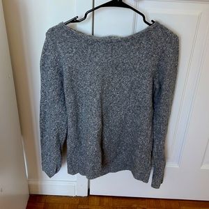 Loft sweater open back size M